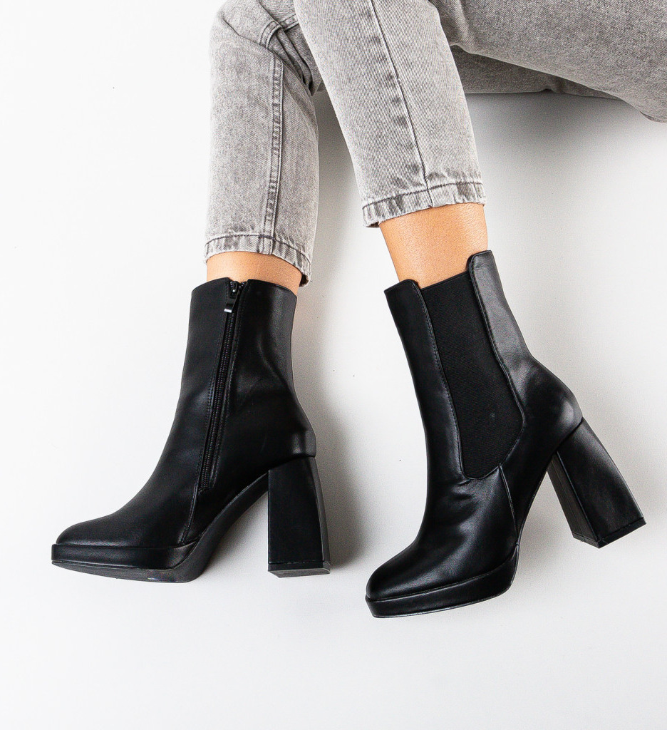 Botine dama Negon Negre - 5 | YEO