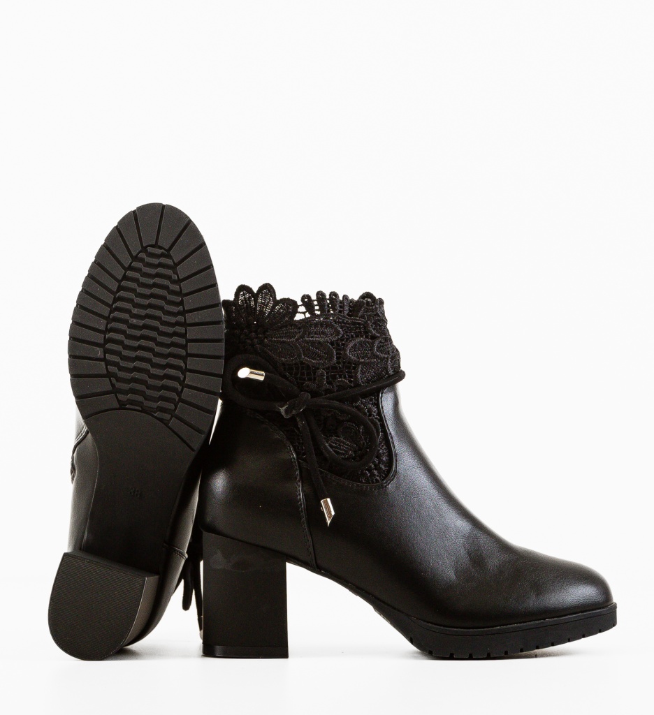 Botine dama Nelnel Negre 2 - 4 | YEO