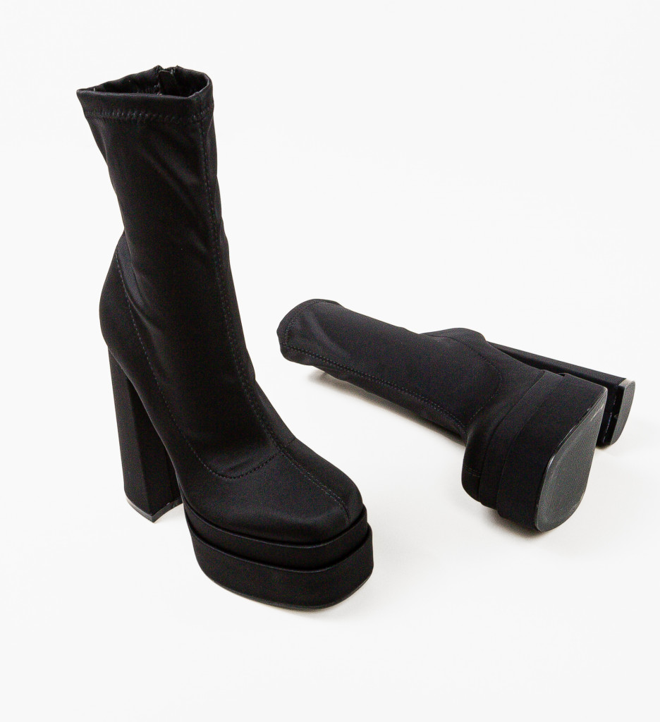 Botine dama Platona Negre - 4 | YEO