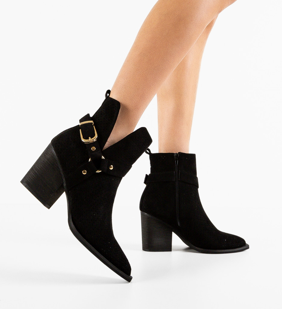 Botine dama Talnah Negre - 4 | YEO