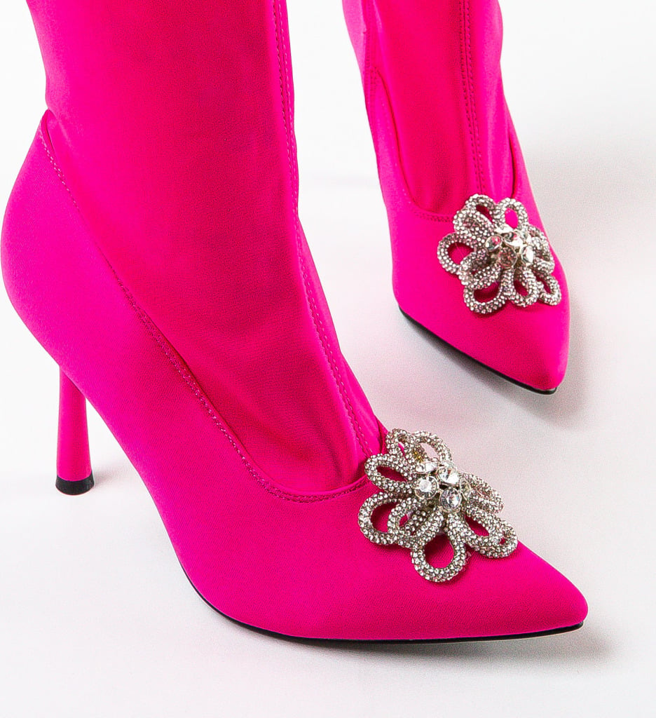 Botine dama Terynz Fuchsia - 4 | YEO