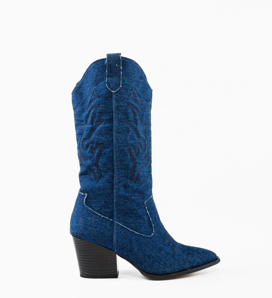 Botine dama Thasosa Bleumarin - 4 | YEO