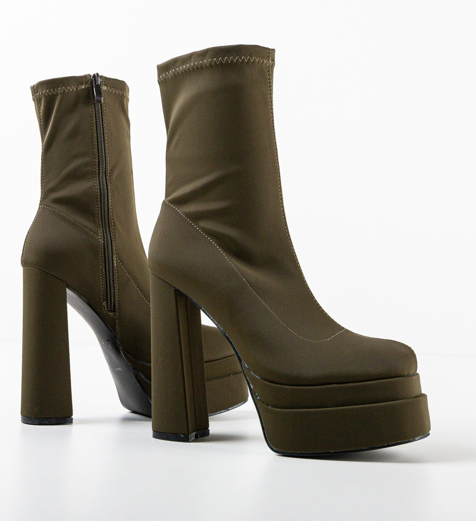 Botine dama Tower Khaki - 4 | YEO