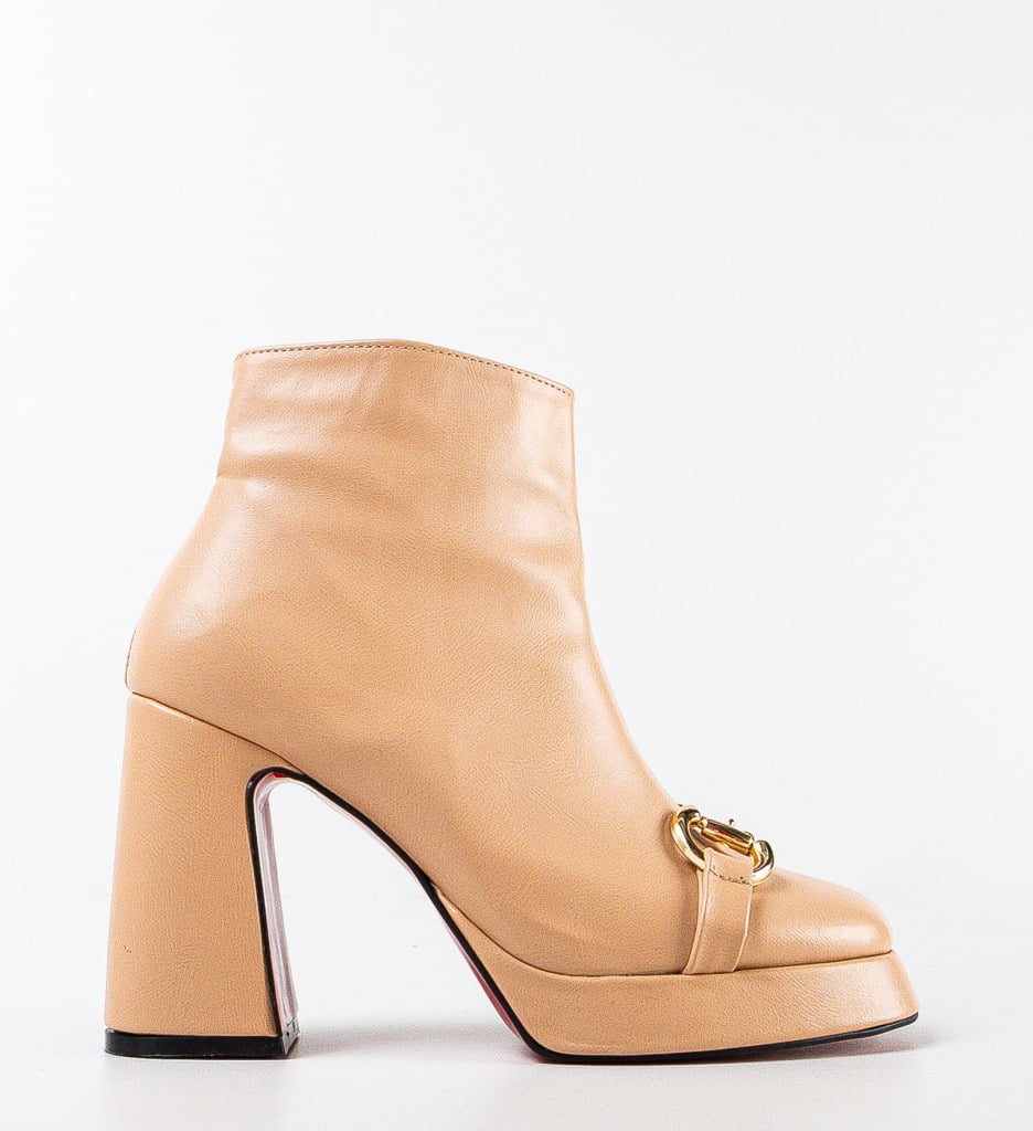 Botine dama Trese Nude - 3 | YEO