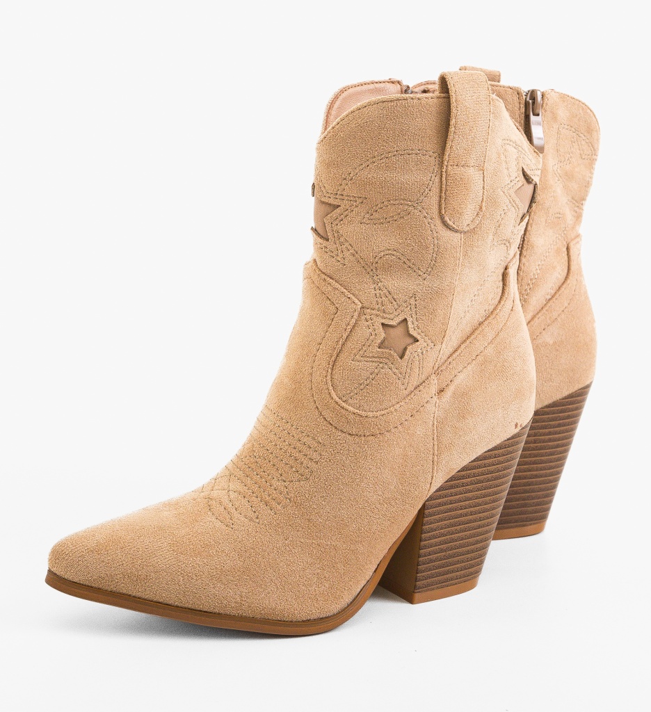 Botine dama Vanna Khaki - 5 | YEO