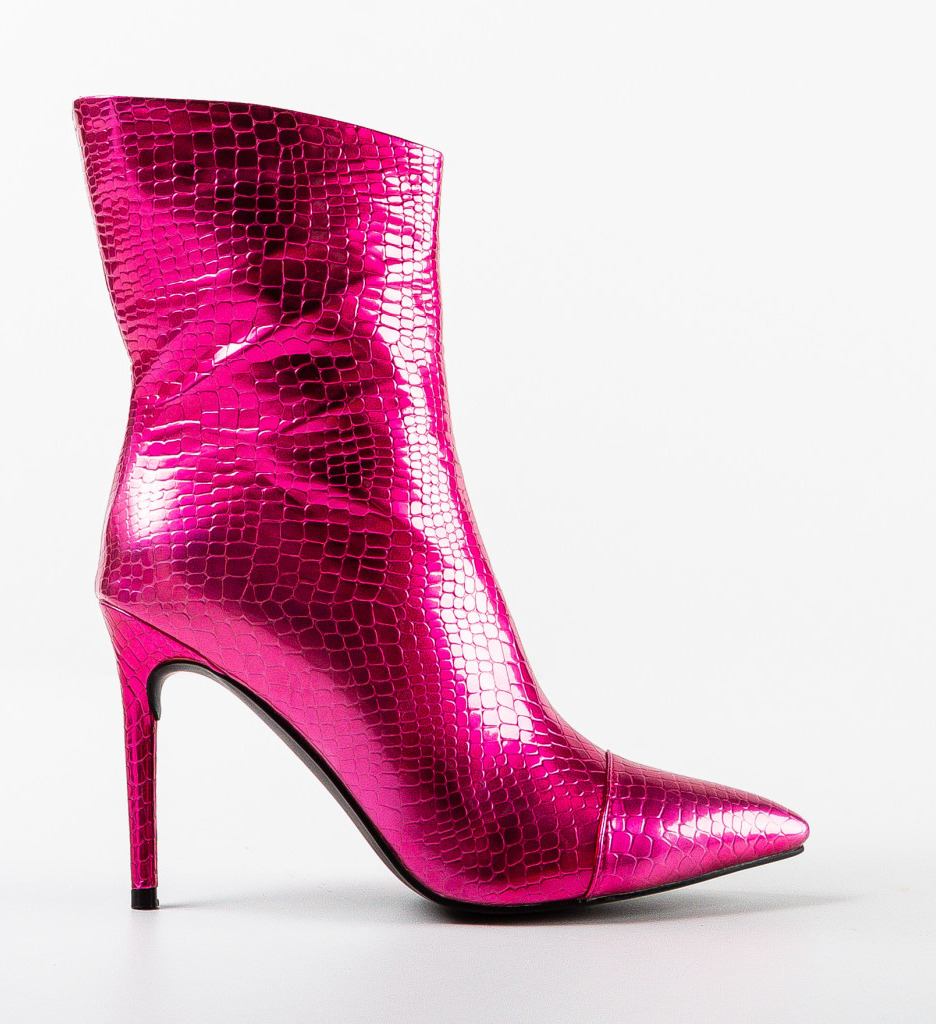 Botine dama Yassin Fuchsia - 4 | YEO