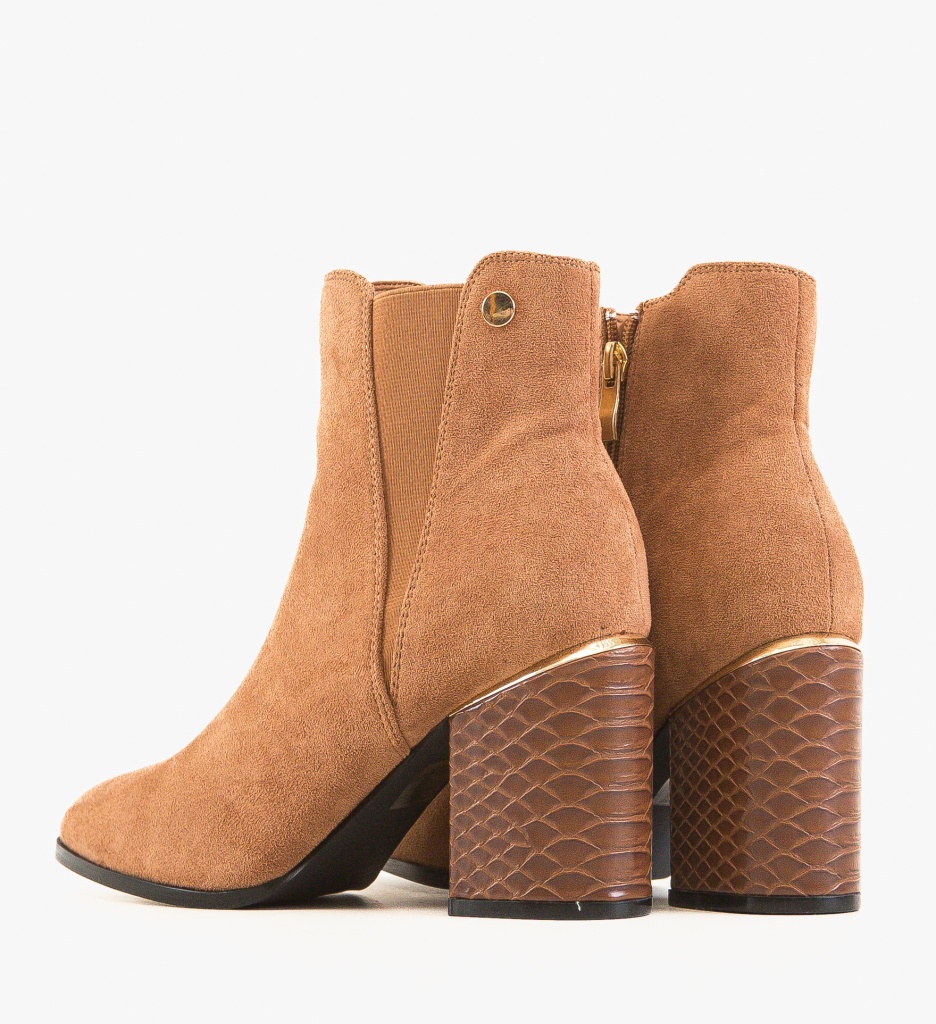 Botine dama Ynny Camel - 5 | YEO