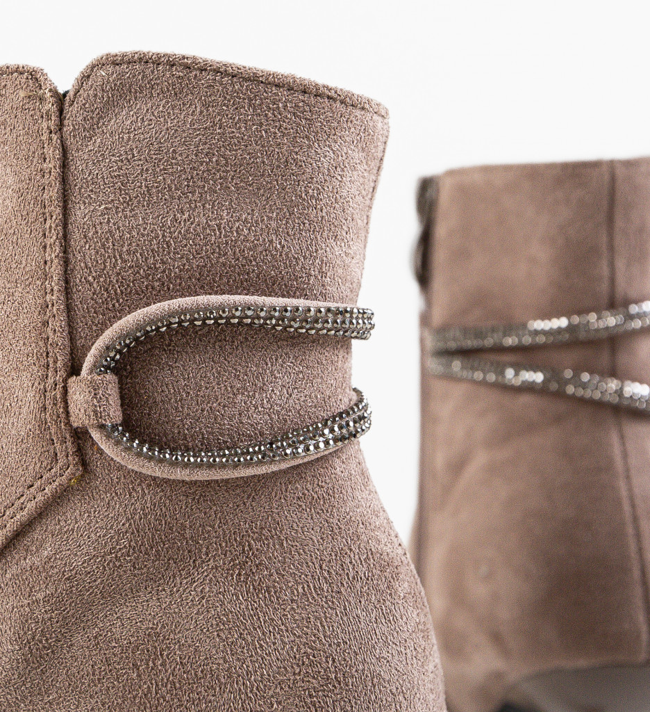 Botine dama Youse Khaki - 4 | YEO