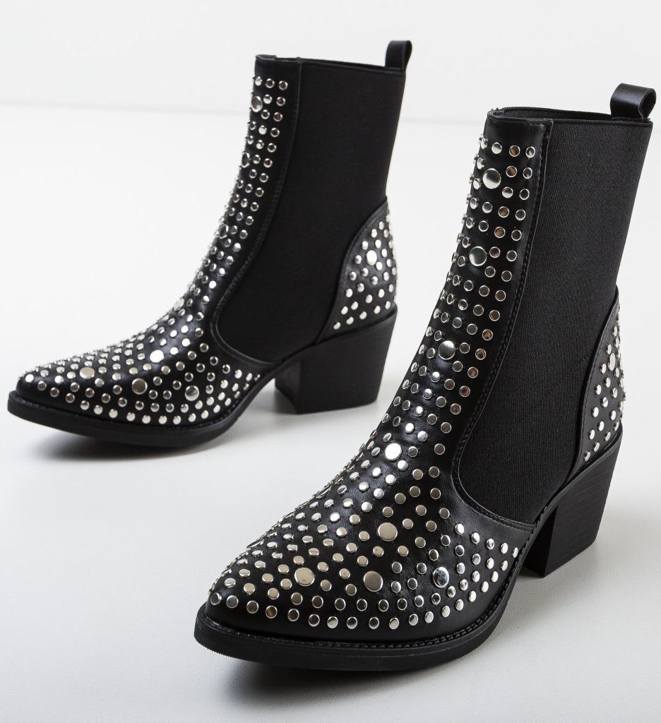 Botine Farley Negre - 6 | YEO