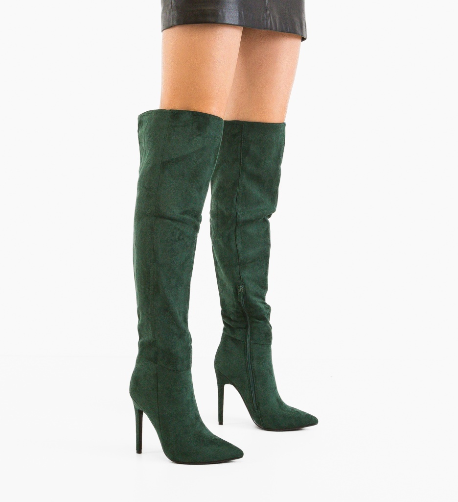 Cizme dama Barb Verzi - 2 | YEO