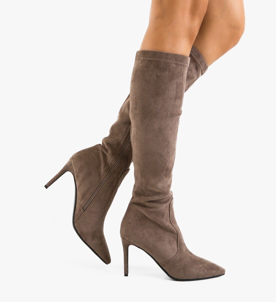 Cizme dama Enora Khaki - 3 | YEO