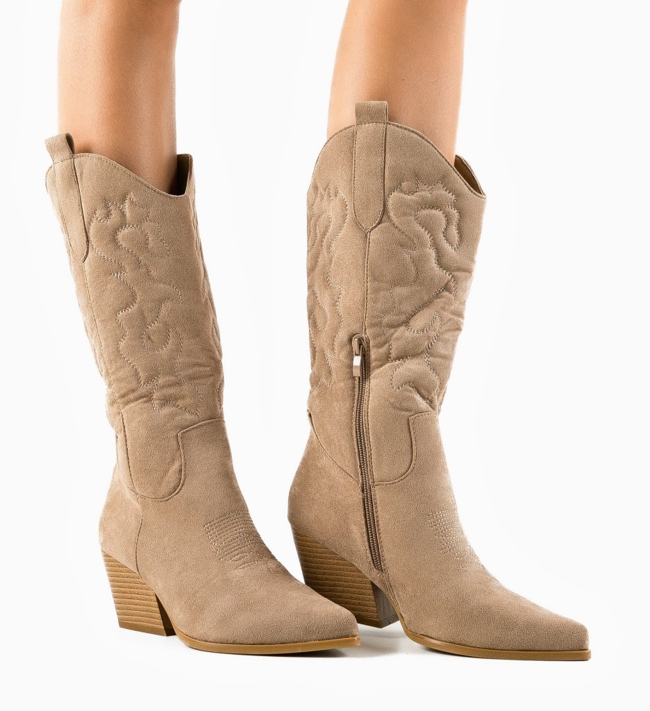 Cizme dama Nevada Khaki - 2 | YEO