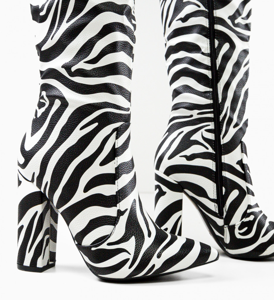 Poze Cizme dama Pheme Zebra DePurtat