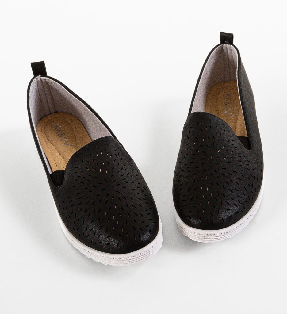 Espadrile Casual Botra Negre - 5 | YEO