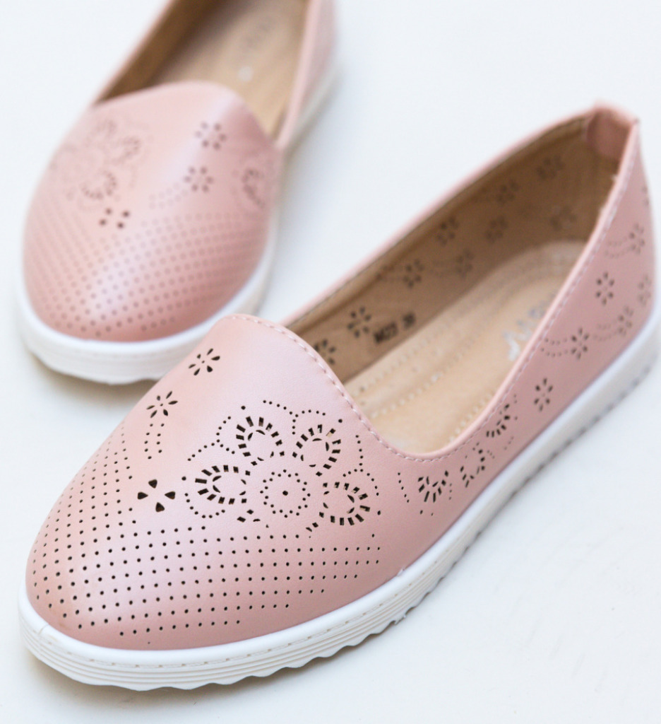 Espadrile Casual Milye Roz - 4 | YEO