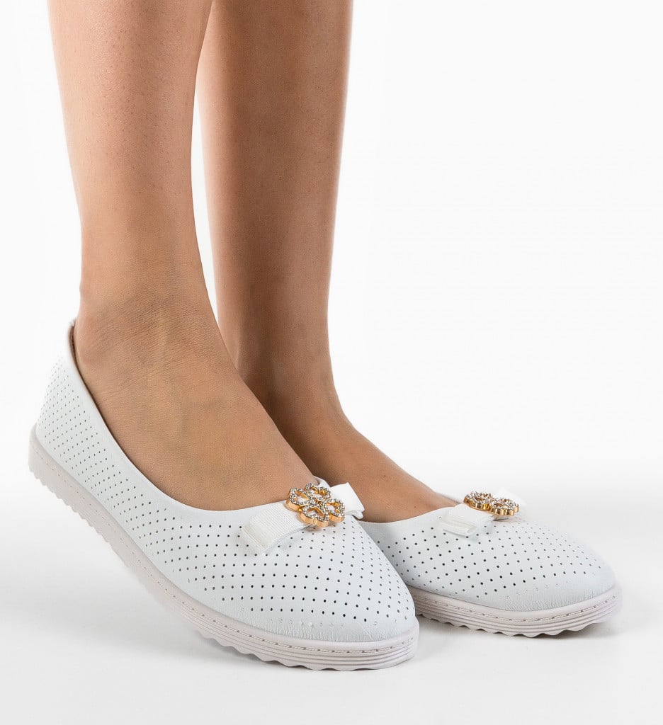 Espadrile Casual Tanbul Albe - 2 | YEO