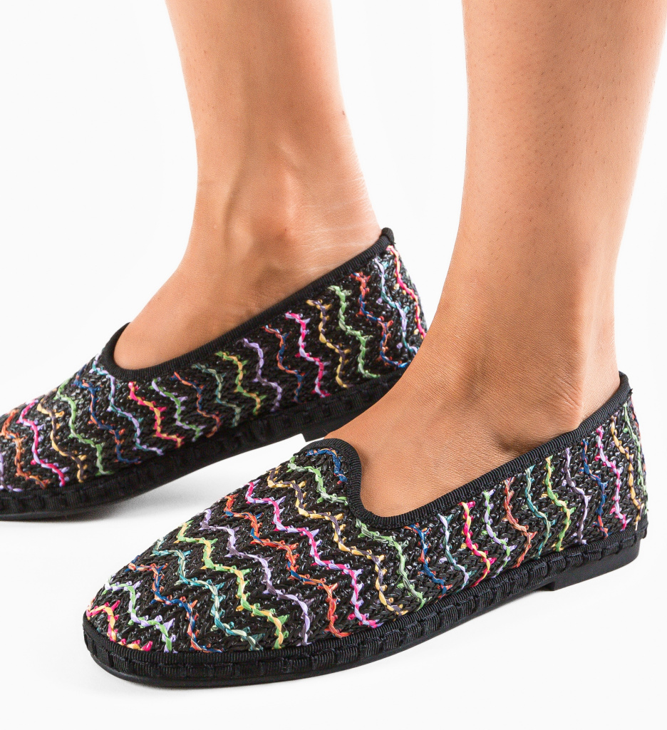 Espadrile dama Heike Negre