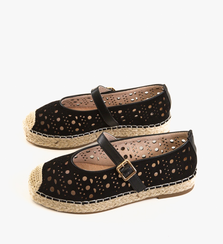 Espadrile dama Richie Negre - 3 | YEO