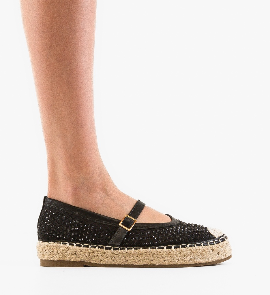 Espadrile dama Vera Negre - 5 | YEO
