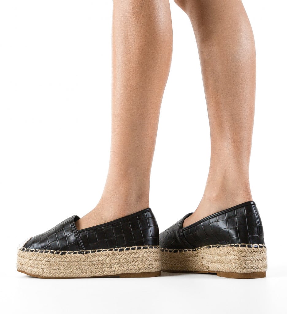 Espadrile dama Wanda Negre - 2 | YEO