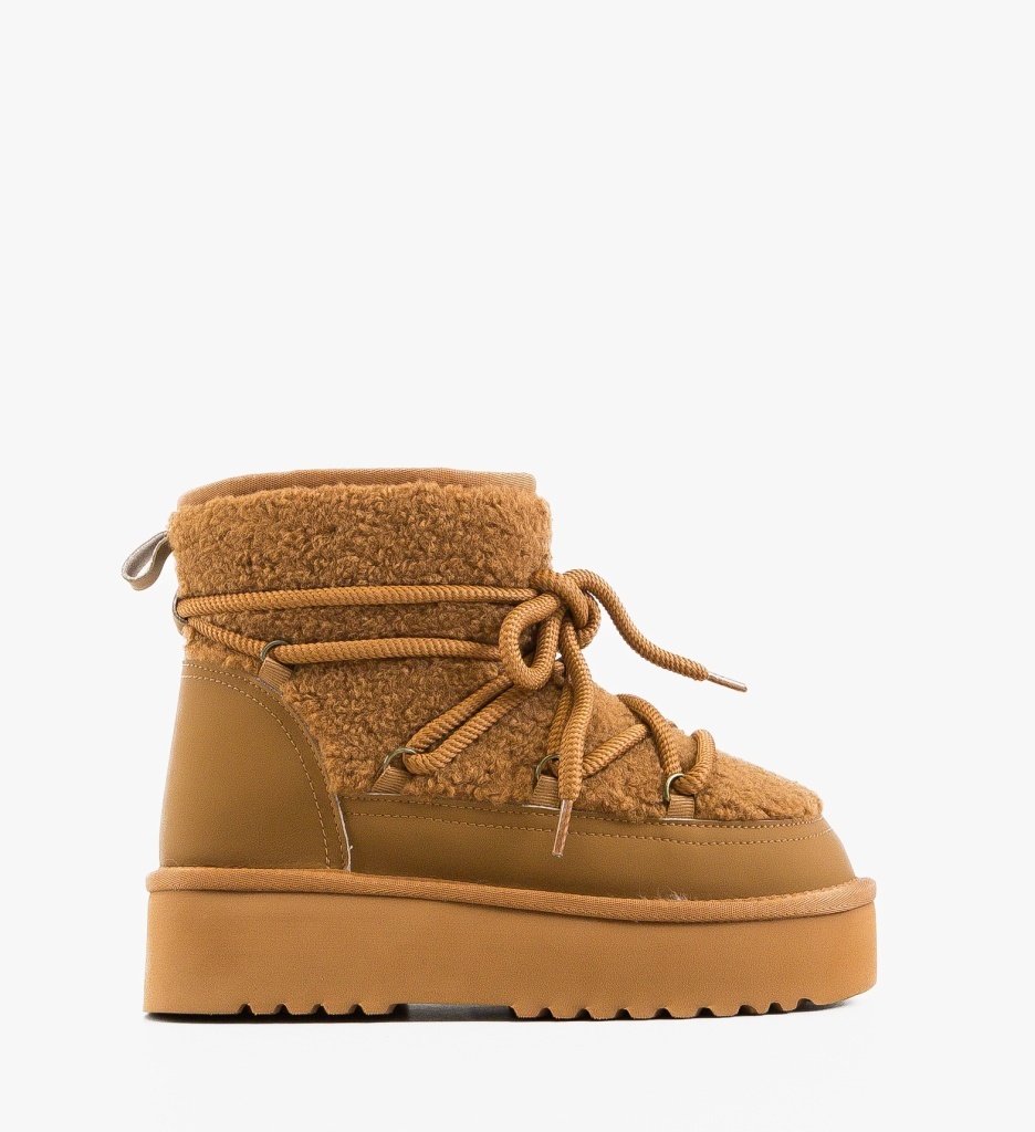 Ghete dama Lisano Camel - 5 | YEO