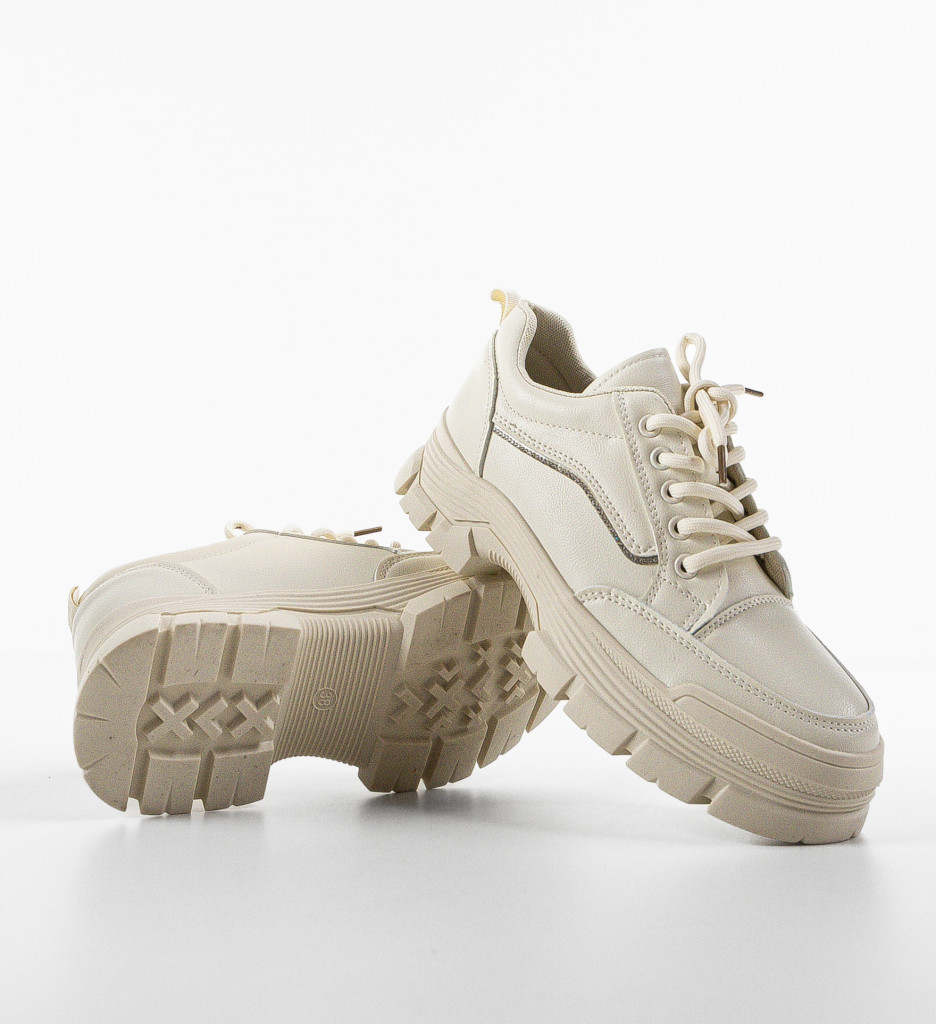 Poze Pantofi Casual Adil Bej depurtat.ro 