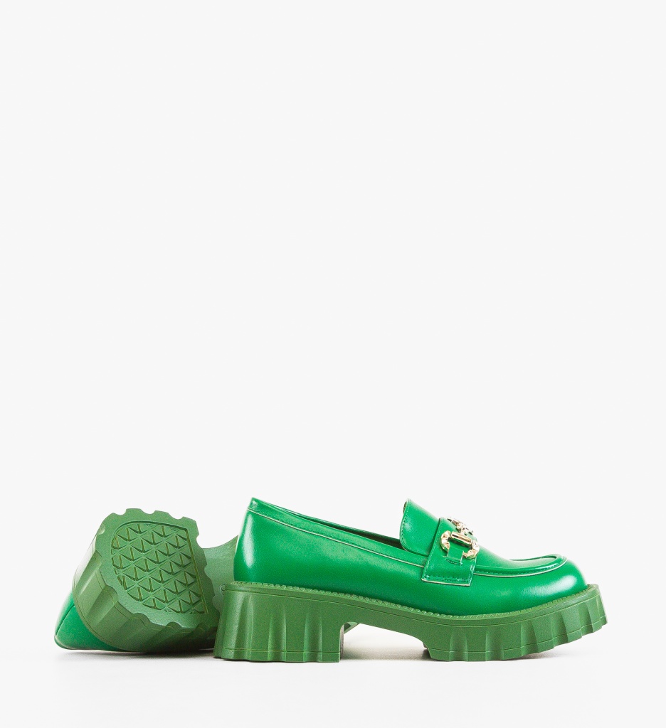 Pantofi Casual Alyena Verzi - 3 | YEO
