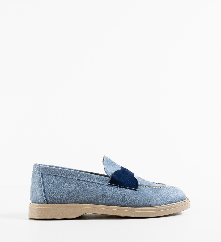 Pantofi Casual Andrey Albastri - 5 | YEO