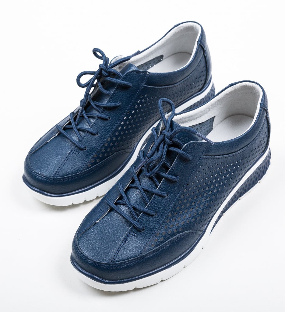 Pantofi Casual Arv Bleumarin - 4 | YEO