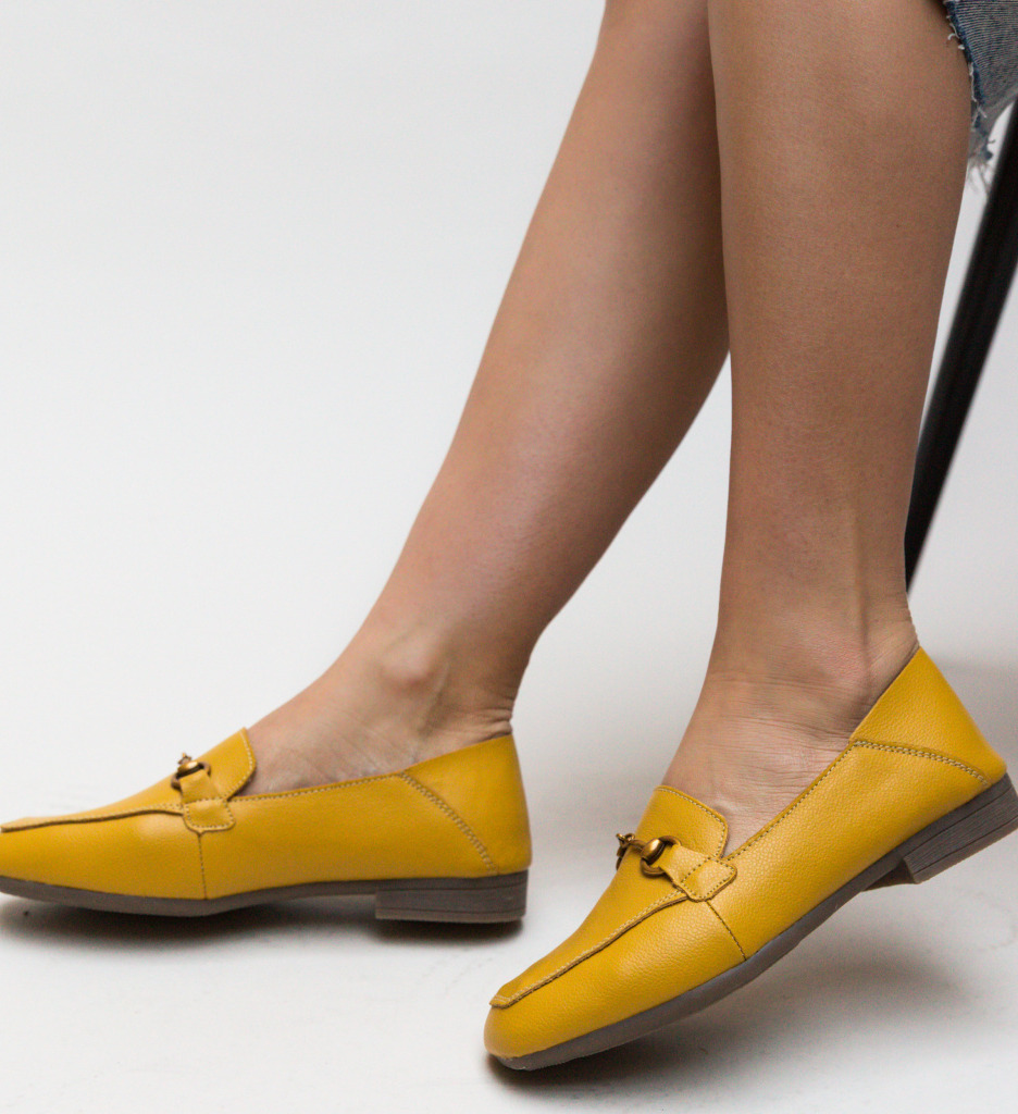 Pantofi Casual Caracom Galbeni - 2 | YEO