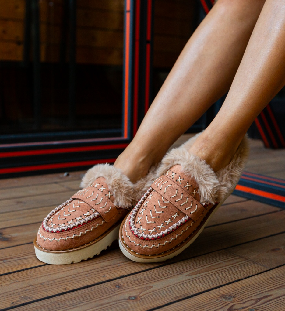 Pantofi Casual Chunky Camel - 5 | YEO