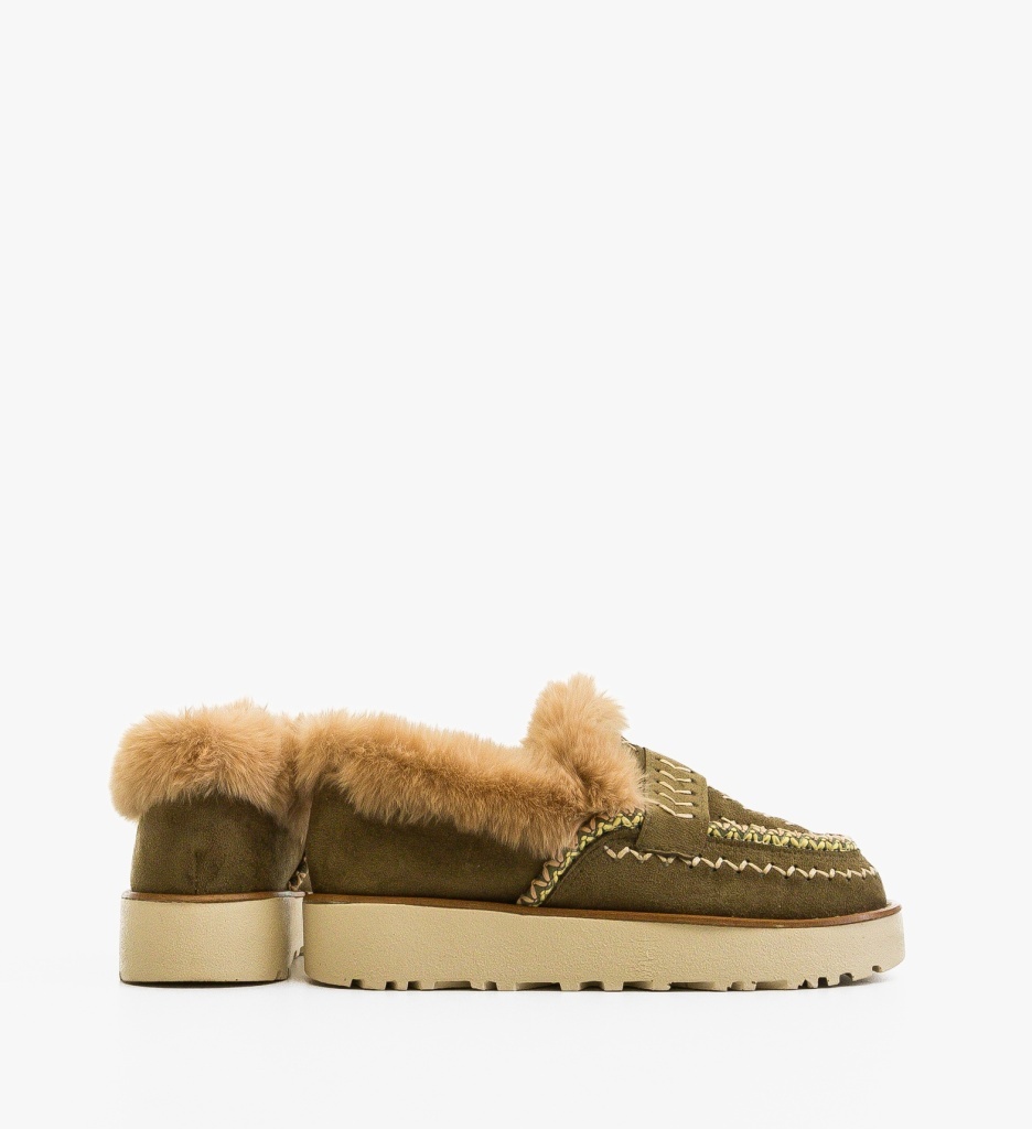 Pantofi Casual Chunky Verzi - 3 | YEO
