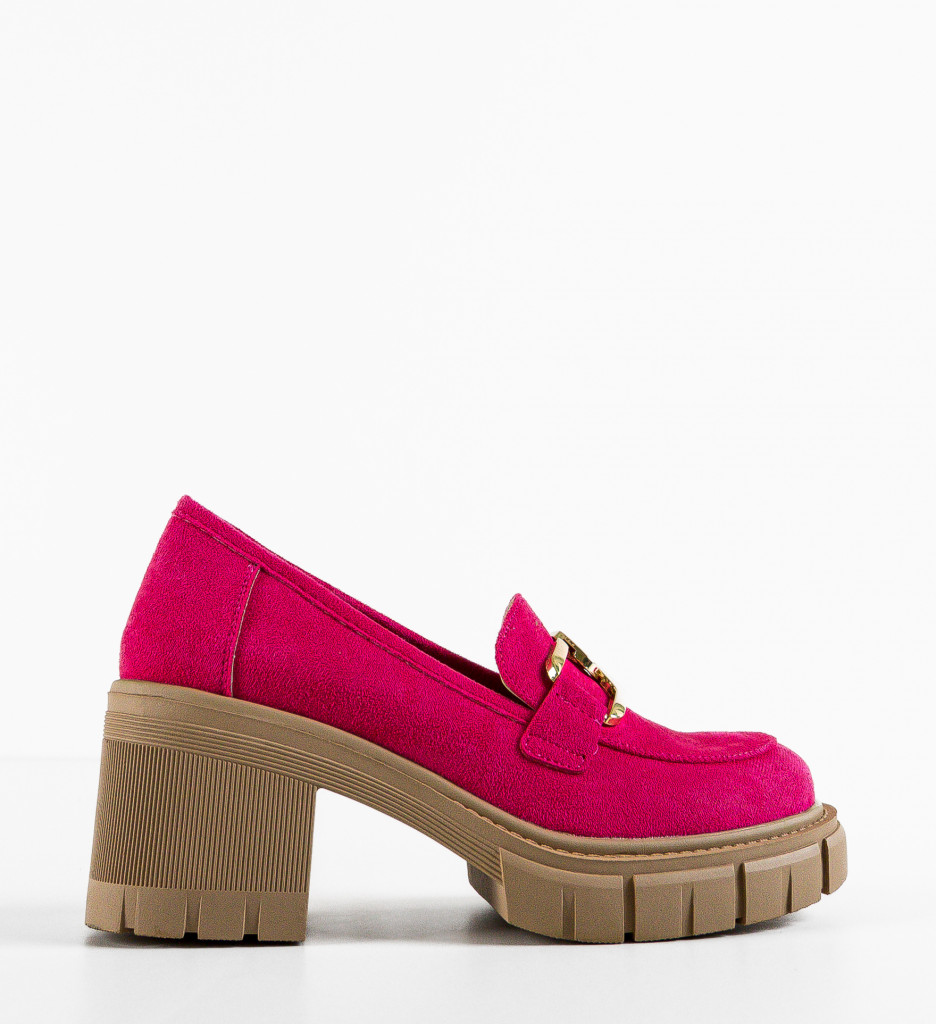 Pantofi Casual dama Akein Fuchsia - 4 | YEO