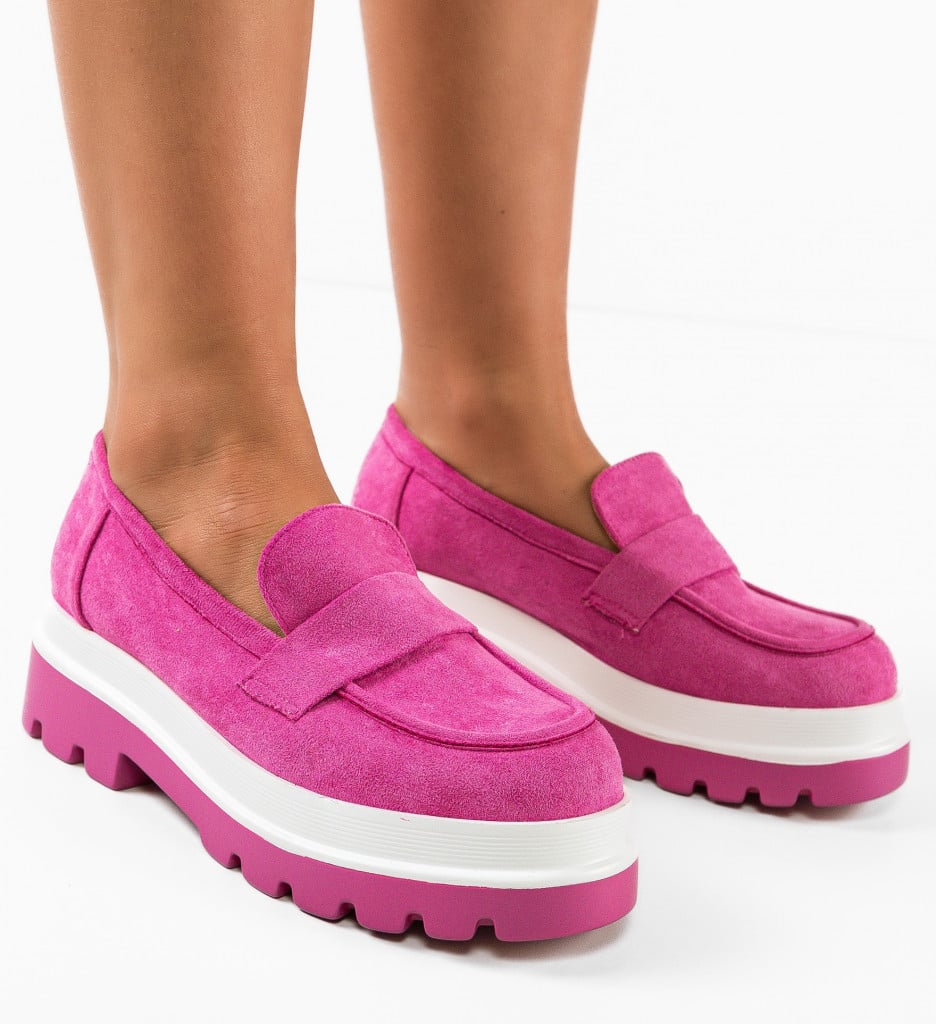 Pantofi Casual dama Hilaria Fuchsia - 1 | YEO