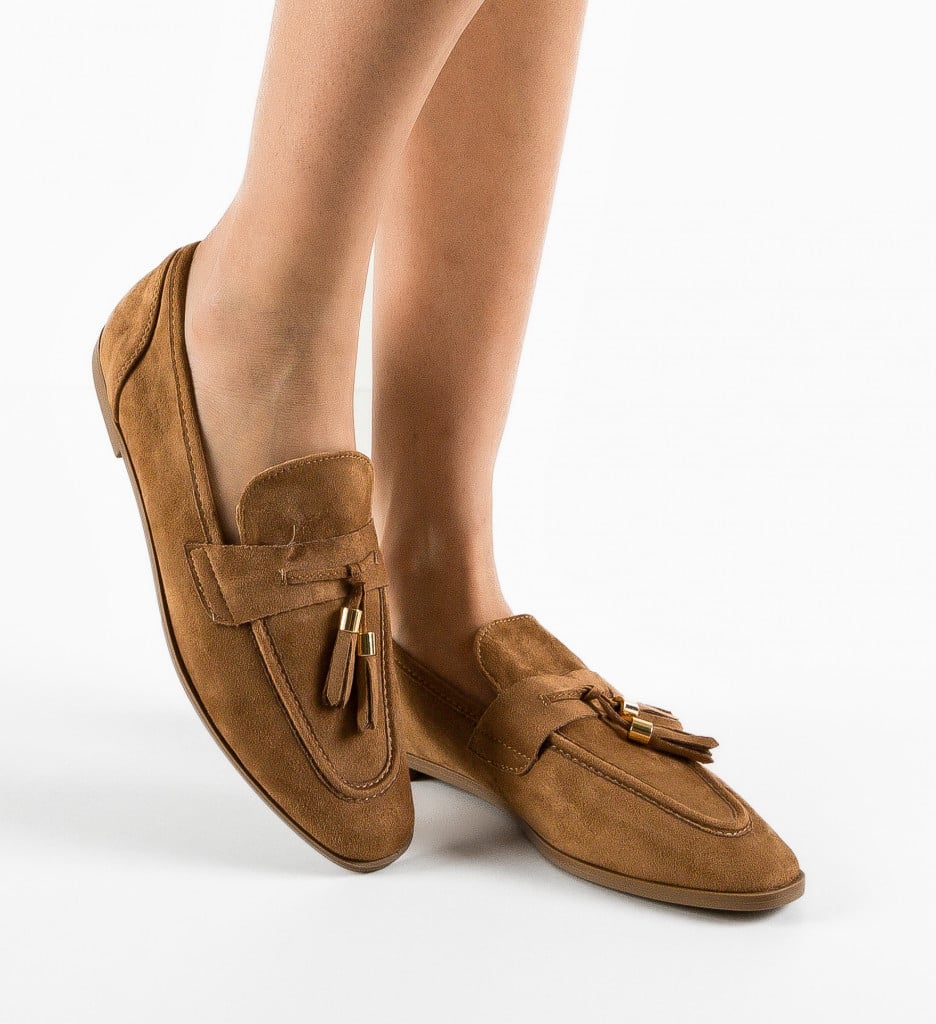 Pantofi Casual dama Lusintia Camel - 1 | YEO