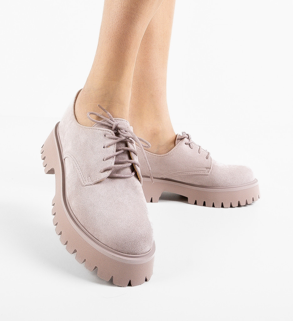 Pantofi casual dama Maisie Mov - 3 | YEO