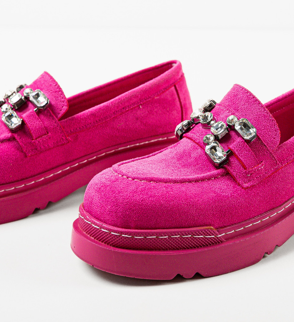 Poze Pantofi Casual dama Maraya Fuchsia depurtat.ro 