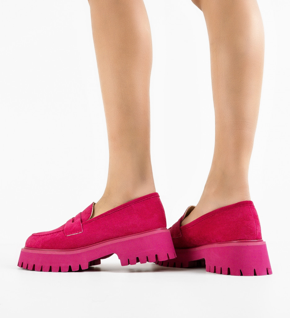 Pantofi Casual dama Stein Fuchsia - 2 | YEO