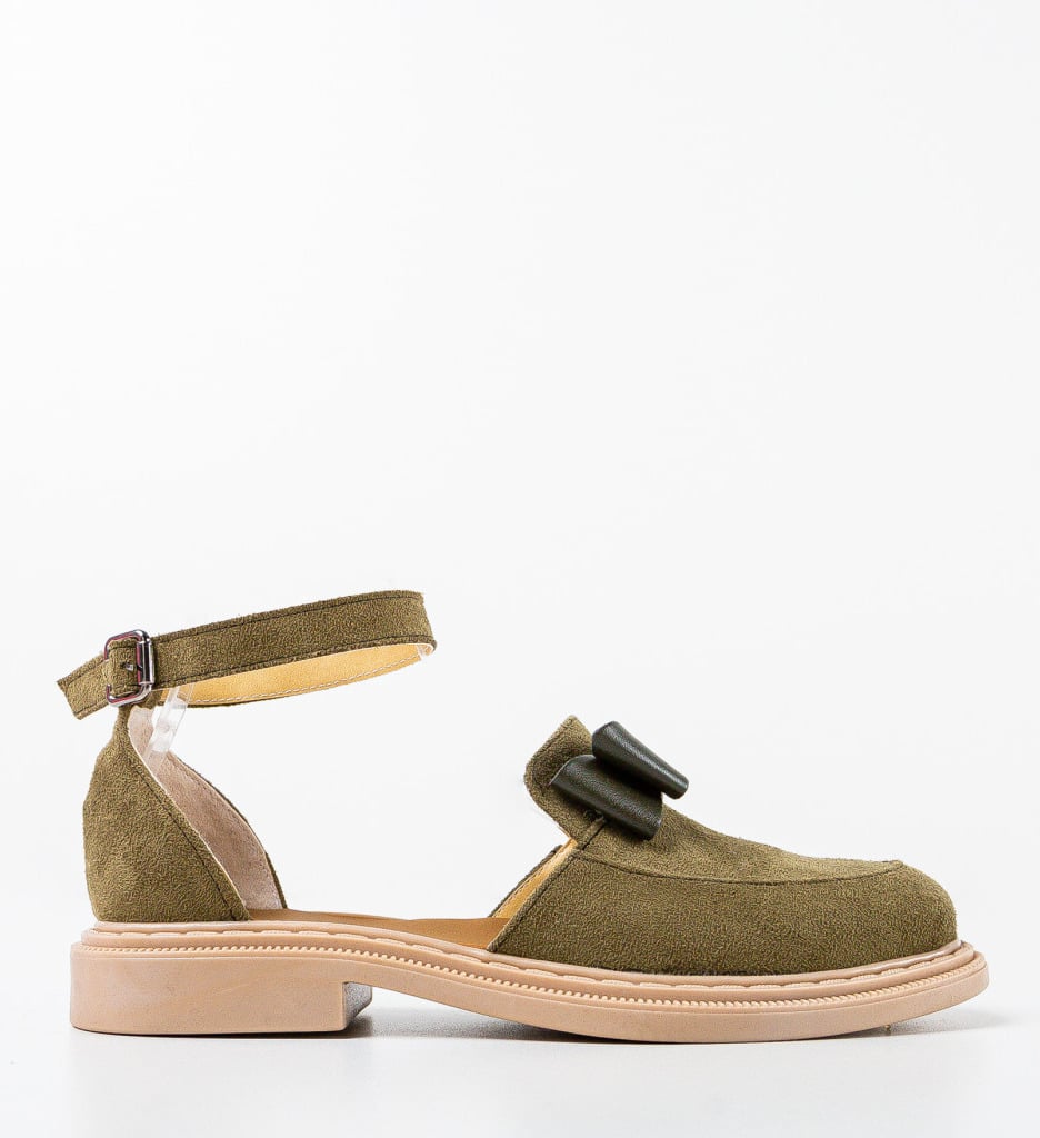 Pantofi casual dama Tolda Khaki 2 - 4 | YEO