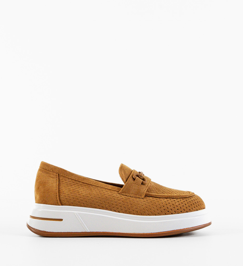 Pantofi Casual Ekine Camel - 3 | YEO