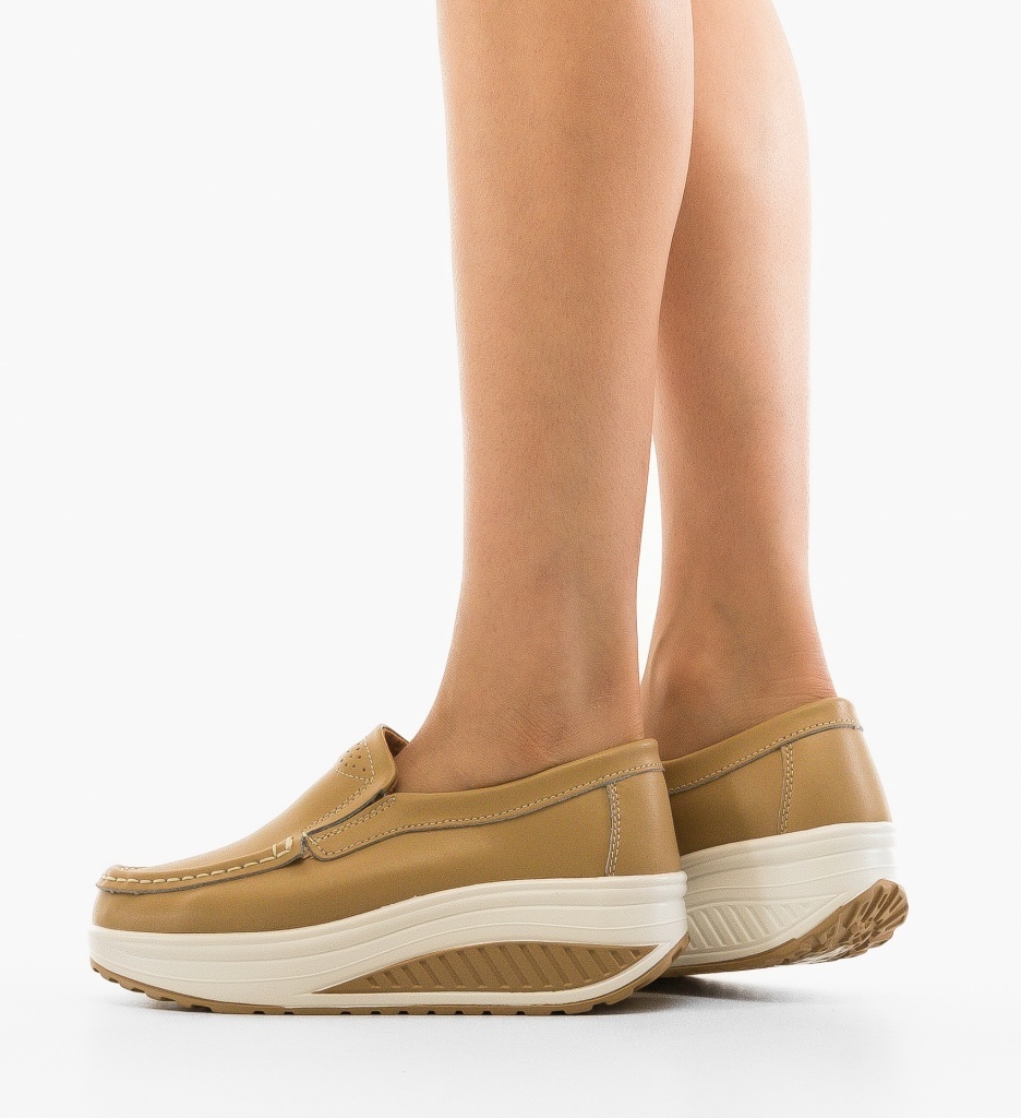 Pantofi Casual Eliot Bej - 1 | YEO