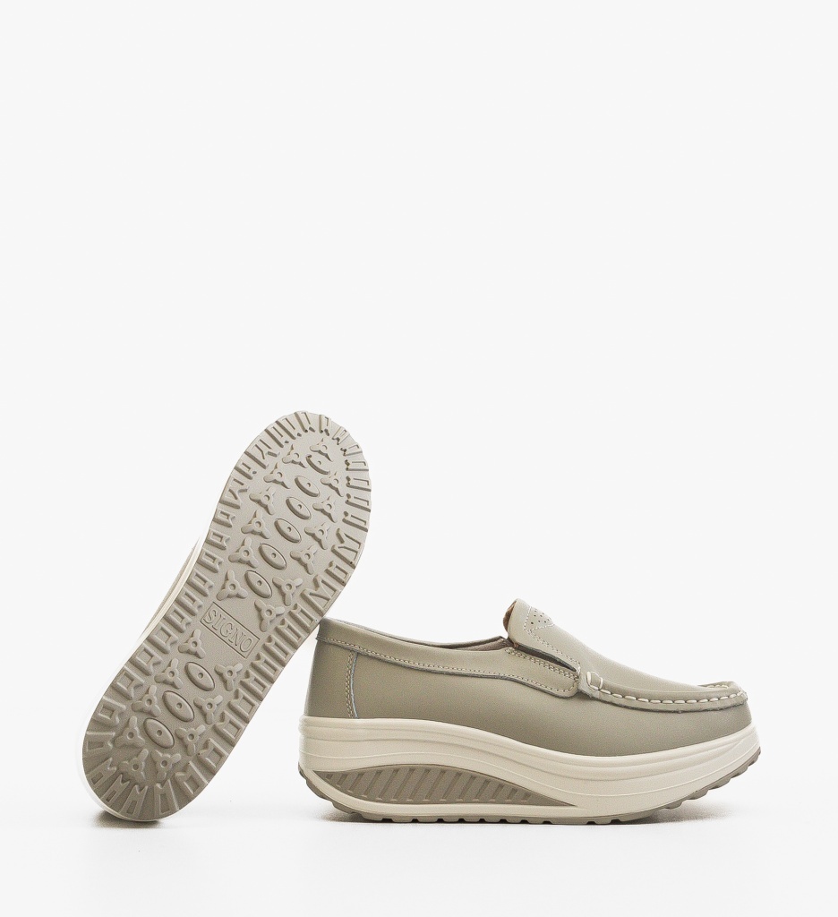 Pantofi Casual Eliot Gri - 4 | YEO