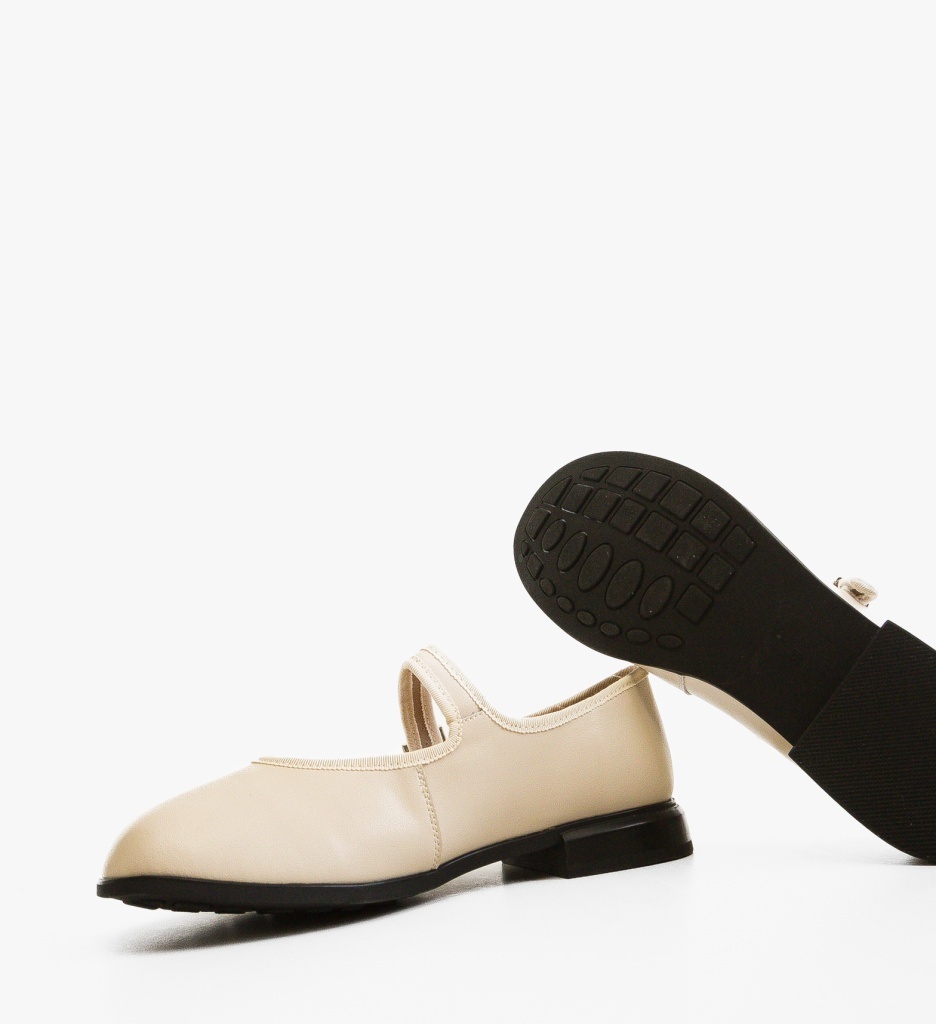 Pantofi Casual Greta Bej - 4 | YEO