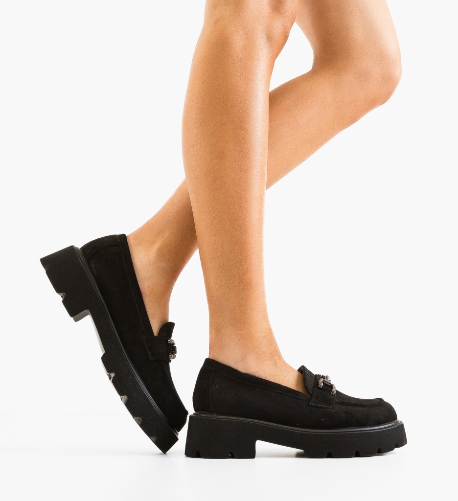 Pantofi casual Hiba Negri - 1 | YEO