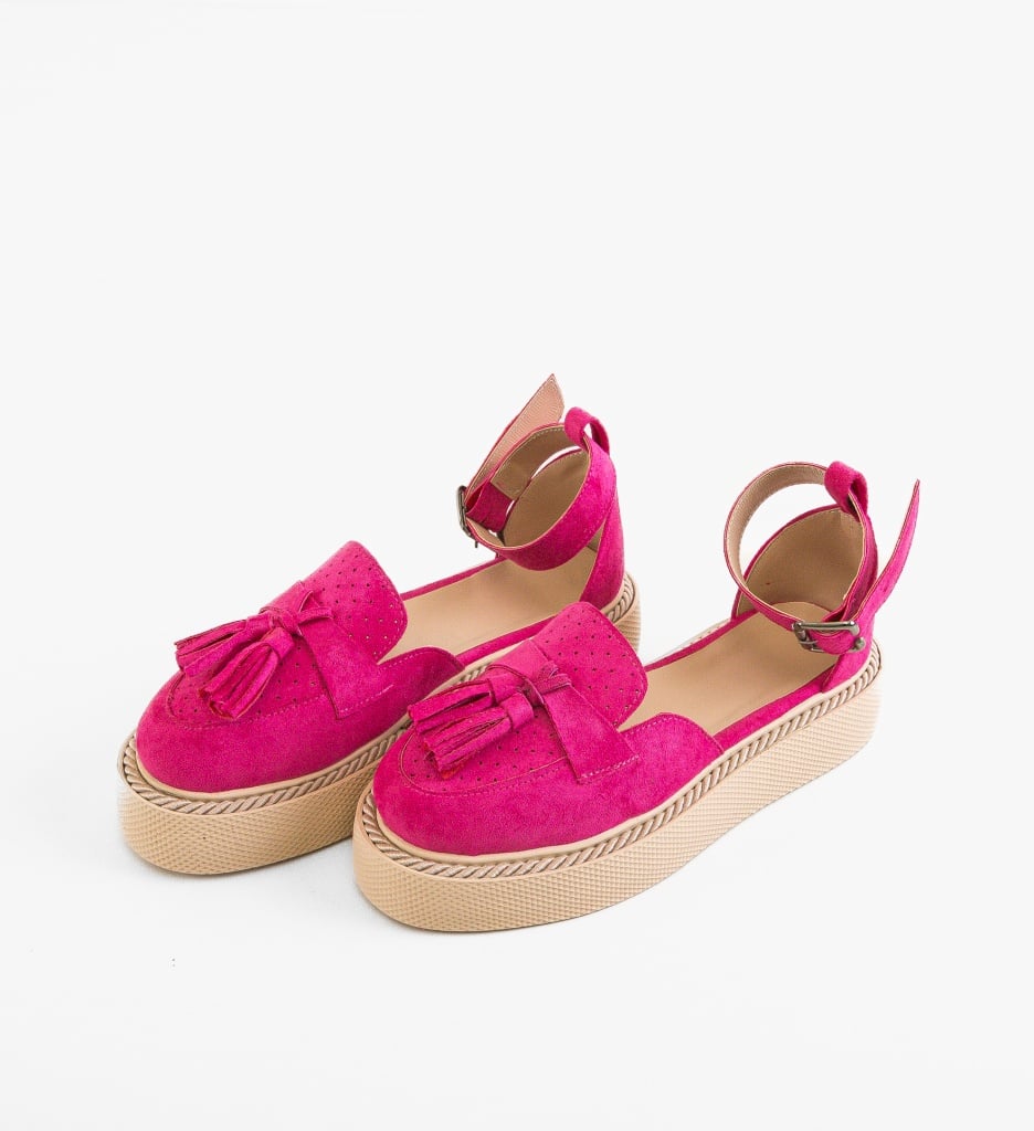 Pantofi Casual Kastor Fuchsia - 2 | YEO