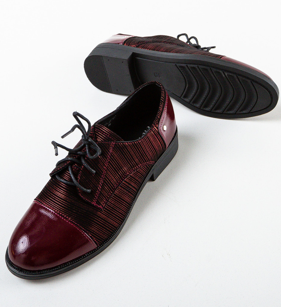 Poze Pantofi Casual Kendall Grena depurtat.ro 