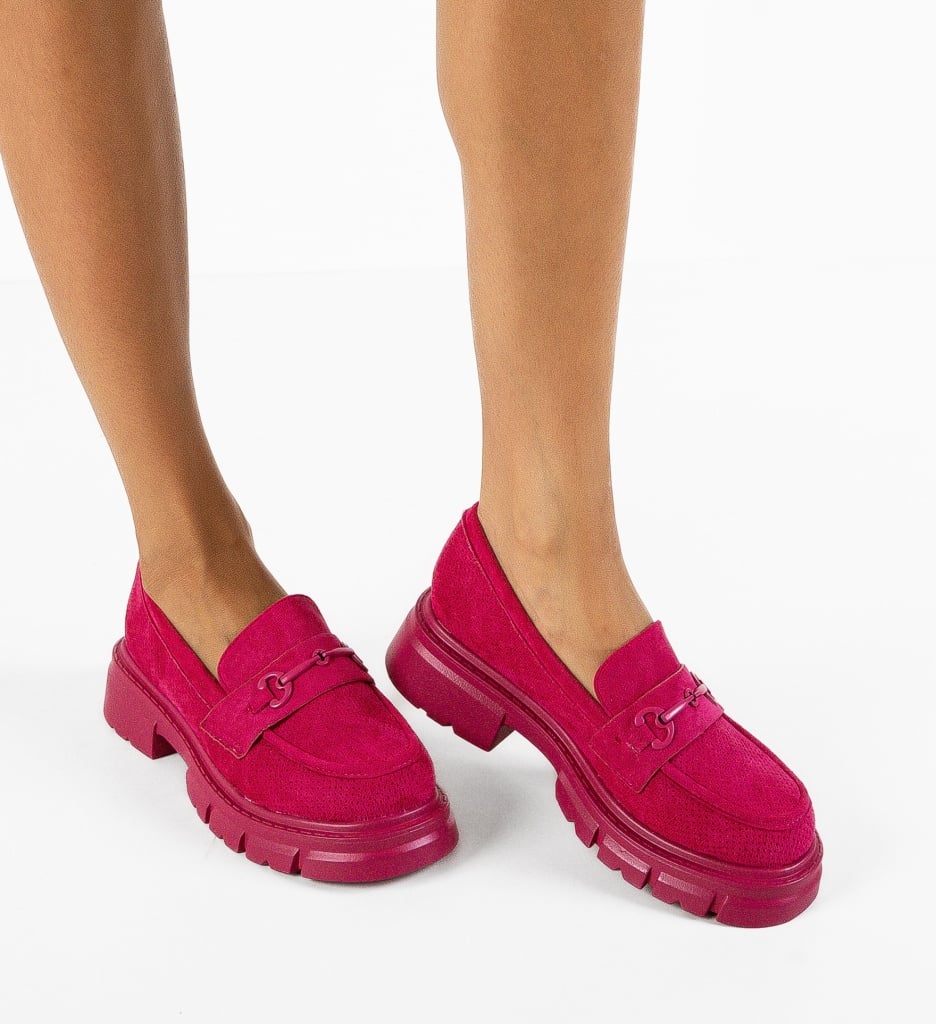 Pantofi Casual Luzia Fuchsia