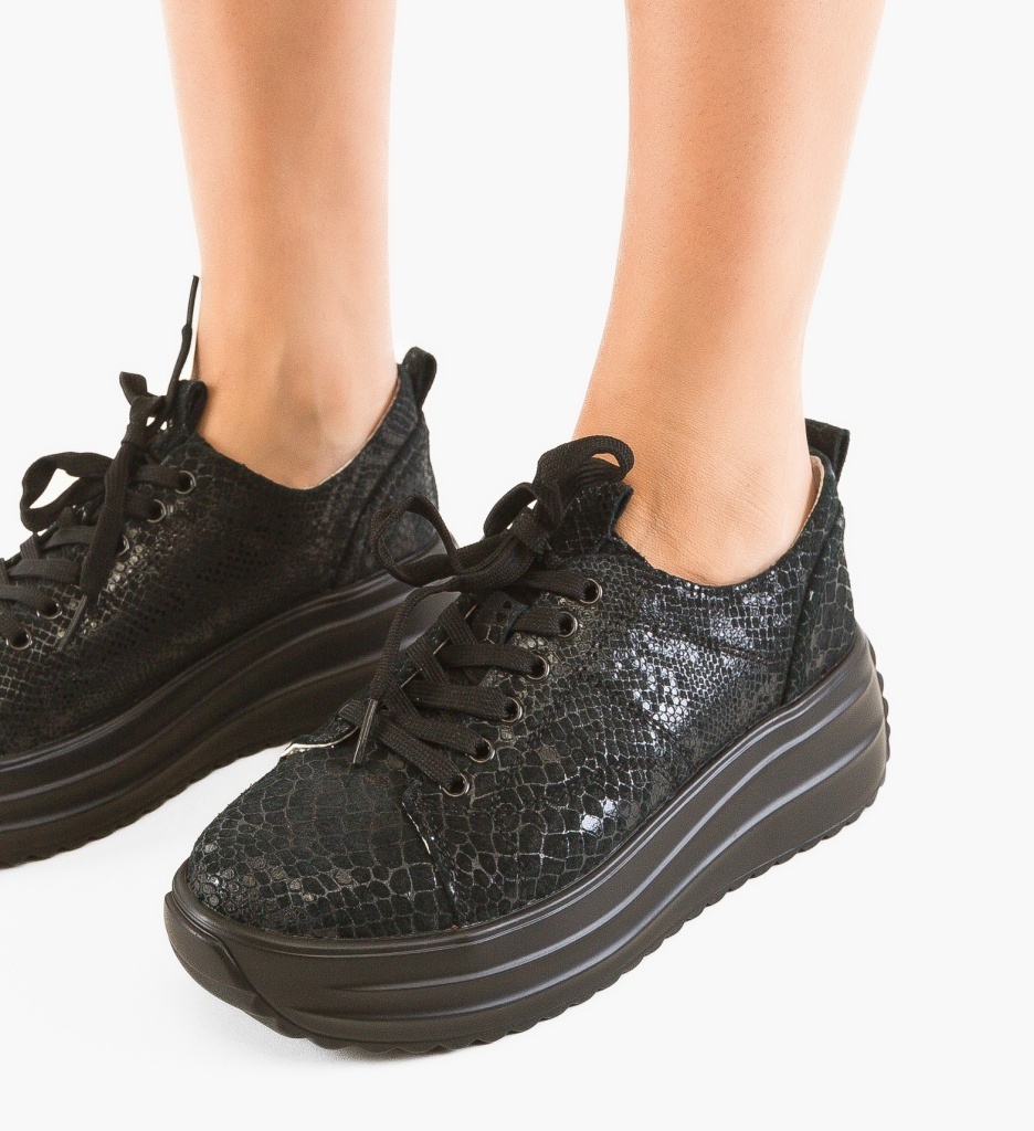 Pantofi Casual Myhos Negri