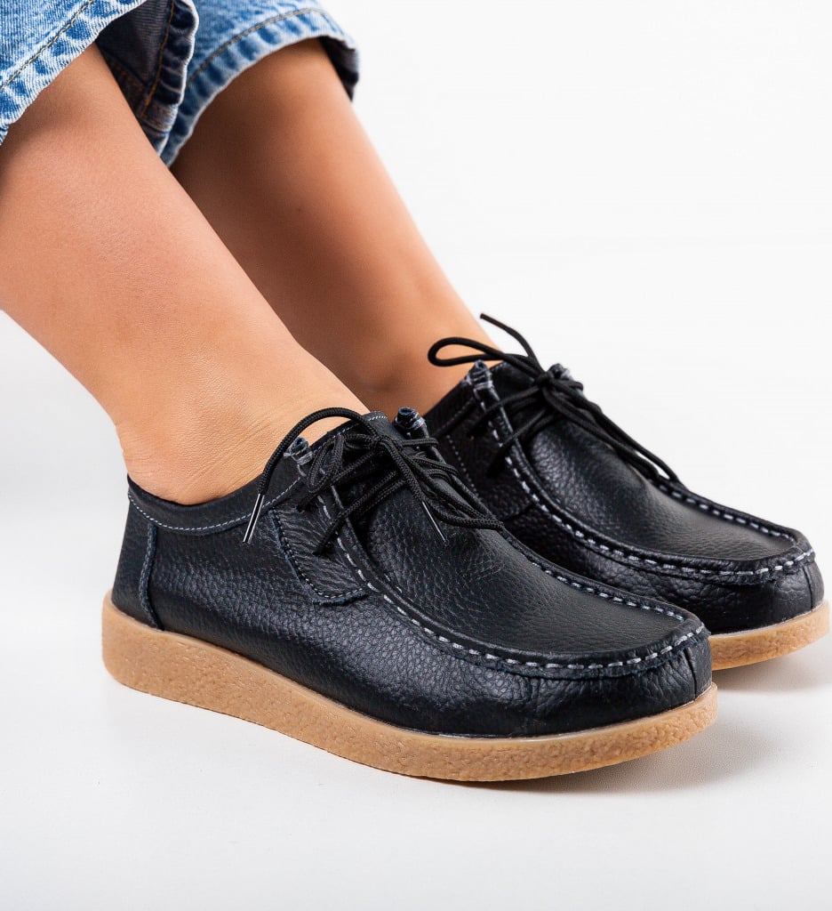 Pantofi Casual Niko Negri - 2 | YEO