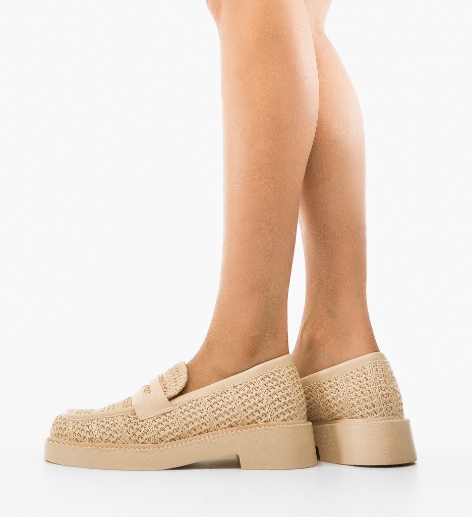 Pantofi Casual Nora Bej